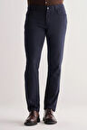 Lacivert 5 Cep  Düz Paça Esnek Slim Fit  Casual Pantolon 1003255157