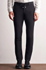 Siyah Yan Cep Düz Paça  Slim Fit Chino Casual Pantolon 1003255158