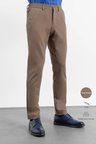 Kahverengi Yan Cep Örme Slim Fit Esnek Jogger Pantolon 1003260173
