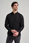 Uzun Kol Düz Oxford Düğmeli Yaka Cepsiz Pamuklu Classic Slim Fit Gömlek 1004250168