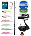 Yek Outdoor Spin Olta Seti Kendo Kenshi Pro 2.73m 12-45gr Olta Kamışı&Savage Gear Orange LTD 4000 FD 8+1BB Olta Makinesi