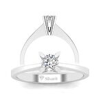 0,30 Karat F Renk Uluslararası Sertifikalı Pırlanta Tektaş Yüzük