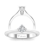 0,15 Karat Pırlanta Tektaş Yüzük