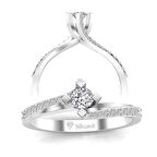 0,25 Karat Pırlanta Tektaş Yüzük