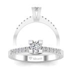 0,25 Karat Pırlanta Tektaş Yüzük