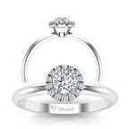 0,40 Karat G Renk Uluslararası Sertifikalı Pırlanta Yüzük