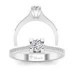 0,35 Karat Pırlanta Tektaş Yüzük