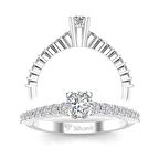 0,60 Karat G Renk Uluslararası Sertifikalı Pırlanta Tektaş Yüzük