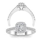 0,65 Karat G Renk Uluslararası Sertifikalı Pırlanta Tektaş Yüzük