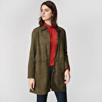 Simonetta Kadın Çift Taraflı Deri Pardösü