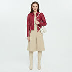 Abina Mor Kadın Deri Ceket