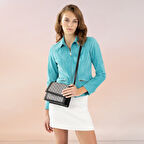 Juliette Turkuaz Kadın Süet Deri Ceket