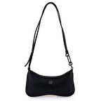 Annie Siyah Kadın Deri Omuz Çantası