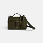 Kadın Yeşil Omuz Askılı Mini Deri El Çantası