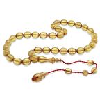 Sistemli Her Bir Tanesi Usta işçilikli Özel Kesim Soft Sarı Katalin Tesbih