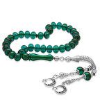 Kararmaz Metal Ayyıldız Püsküllü Tekerlek Kesim Turkuaz Ateş Kehribar Tesbih