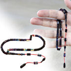 Sistemli Kesme Kesim Bilek Boy Bonibon Ateş Kehribar Tesbih