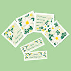 Mother's Day -Anneler Günü Tebrik Kartı büyük 4 Lü + 2 li küçük Kart seti -ANNE-04