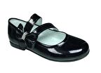 OrtopedikAL 1010 Ort Emt Patik Siyah Rugan Babet Çatal Bantlı Kız Çocuk Abiye Ayakkabı Fantazi Düğün