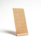 Delikli Model ( Üçgen ) Ahşap Mum Fitili ve Yapışkanlı Fitil Sehpası 40 Adet ( 50mm x 100mm x 0,5mm )