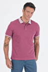 Vişne Polo Yaka Kısa Kol Cepsiz Slim Fit :%100 Pamuk Tişört 1011250182