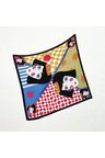 Tarzını Seç Siyah Queen Fular / Bandana / Aksesuar / Eşarp 90x90 cm