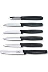 Victorinox 5.1113.6 Sebze Bıçağı Seti 6'lı Siyah 