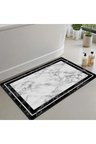 Banyo Paspası, Yumuşak Banyo Halısı, Kaymaz Dot Tabanlı, Yıkanabilir - 60x100