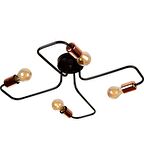 CORDOBA 4 LÜ AVİZE (SİYAH)