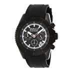 Enrico Coveri Multifonksiyon Silikon Siyah Erkek Kol Saati EC8616