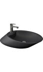 Bocchi Vessel Batarya Banklı Çanak Lavabo 72 cm Mat Antrasit 1021-020-0126