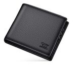 SEPTWOLVES Hakiki Deri Siyah Kartlık & Erkek Cüzdan