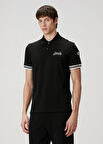 Moncler Siyah Polo Yaka T-shirt
