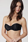 Kadın Siyah Straplez Desteksiz Sütyen 2550