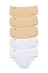 5 Adet Tutku Kadın Yüksek Bel Bato İnce Lastik Külot S10