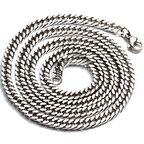 Chavin Gri 60 cm. 10 mm. Gürmet Erkek Çelik Zincir dm93