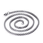 Chavin Gri 60 cm. 2 mm. Erkek Çelik Zincir dt94