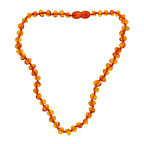 Chavin Kehribar Kolye Kız Erkek Çocuk Bebek Diş Kolyesi dz09