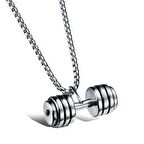 Chavin Dambıl Halter Dizayn Çelik Erkek Kolye eb23by