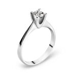 Chavin H Color 0.35 Carat Pırlanta Altın Tektaş Yüzük bd65h