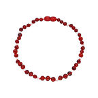 Chavin Kehribar Kolye Kız Erkek Çocuk Bebek Diş Kolyesi eg38