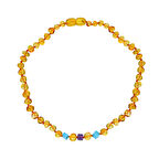 Chavin Kehribar Kolye Kız Erkek Çocuk Bebek Diş Kolyesi ei02