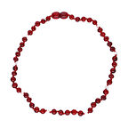 Chavin Kehribar Kolye Kız Erkek Çocuk Bebek Diş Kolyesi ei07