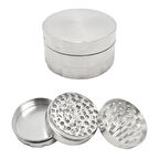 Silver 55 mm. Tütün Baharat Herbal Öğütücüsü Parçalayıcı rb88slv