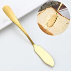 Çelik Gold Renk Tereyağ Reçel Kahvaltı Bıçağı cin618sr