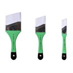 3 Adet Eğri Yağlı Boya Akrilik Boya Goaj Boya Fırçası Takımı Fırça Seti cin690ys