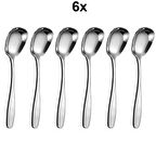 Paslanmaz Çelik 6 Adet Silver Yemek Salata Tatlı Kaşığı cin756by-6