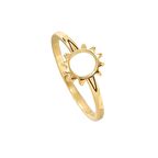 Chavin Çelik Gold Güneş Model Kadın Yüzük ev35sr