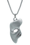 The Phantom Of The Opera - Maske Örme Zincir Kolye - Gümüş Kaplama - Erkek Kadın Kolye - No:1283
