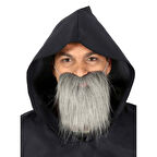 Kapamarka Kırçıllı Korsan Sakalı Gri Renk Takma Sakal